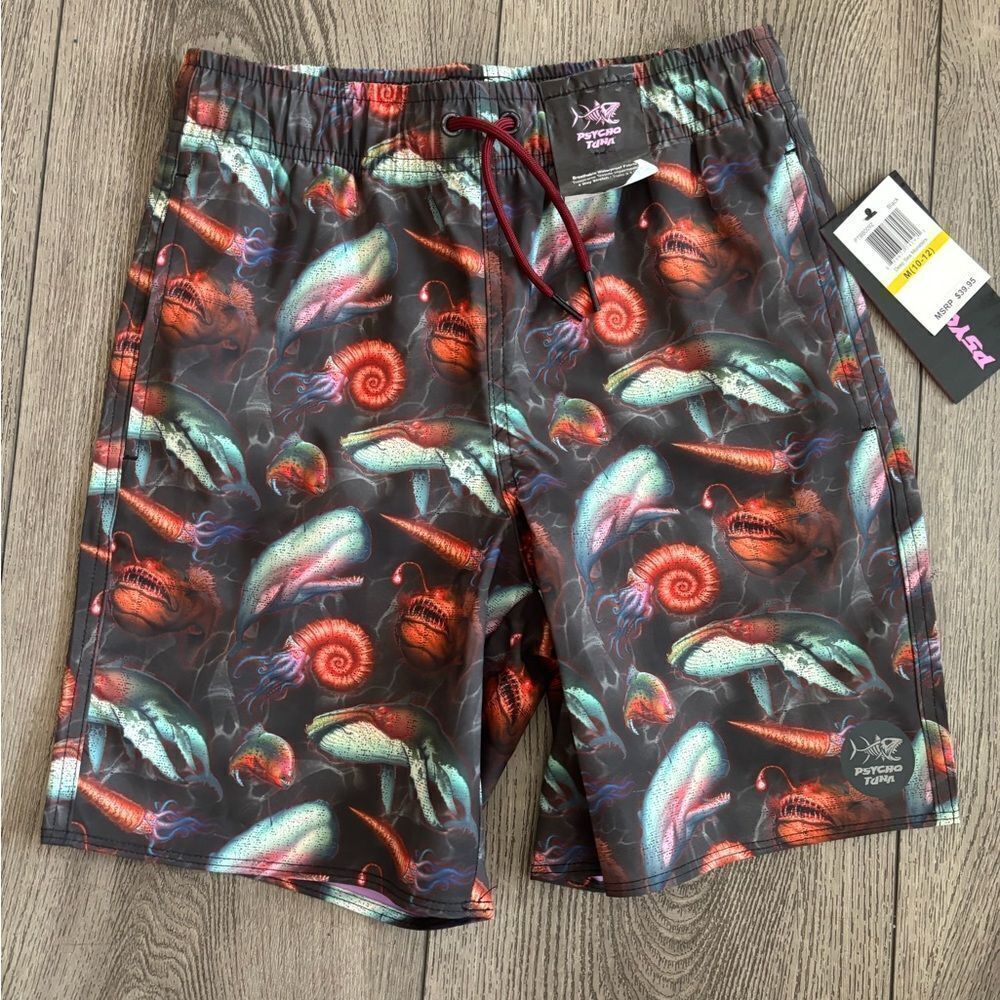 Psycho Tuna boys  Swim Shorts with no underwear lining